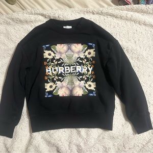 Burberry Kids  cotton sweatshirt with collage print 8Y